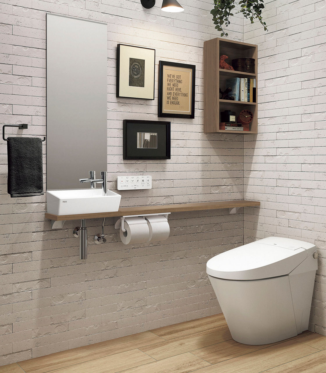 キャパシア(奥行160・角形手洗器・カウンタータイプ)