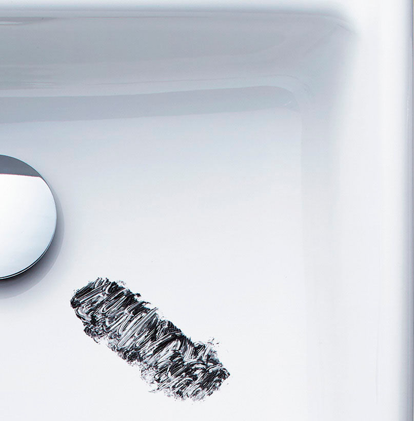 ｢ツルツル｣がつづく_アクアセラミック_疑似汚れを塗布