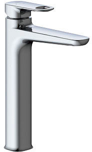 シングルレバー混合水栓_デュアラ(エコハンドル)ベッセル用ロングタイプ