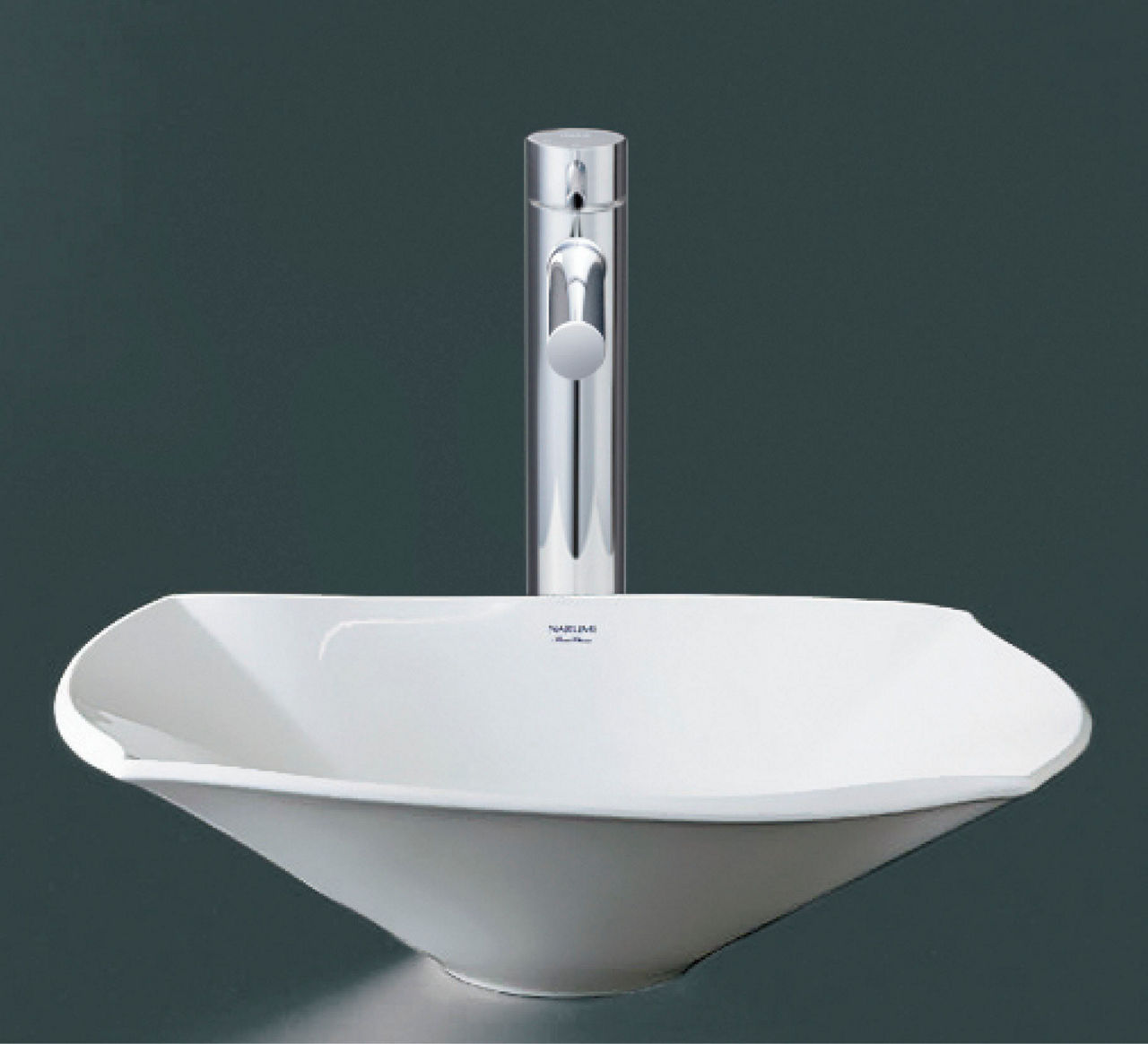 鳴海製陶FRシリーズ_ベッセル式手洗器