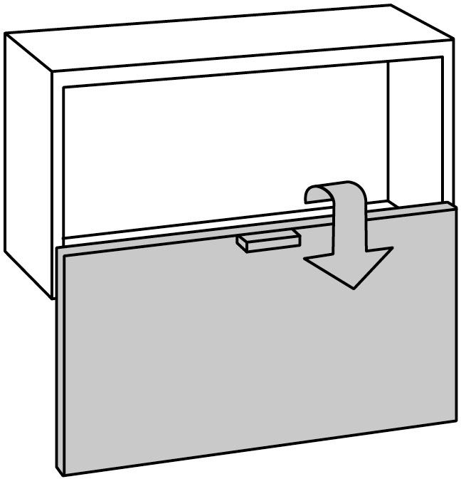 キャパシア_サイドフロートキャビネット_ダウンスライド扉(360)