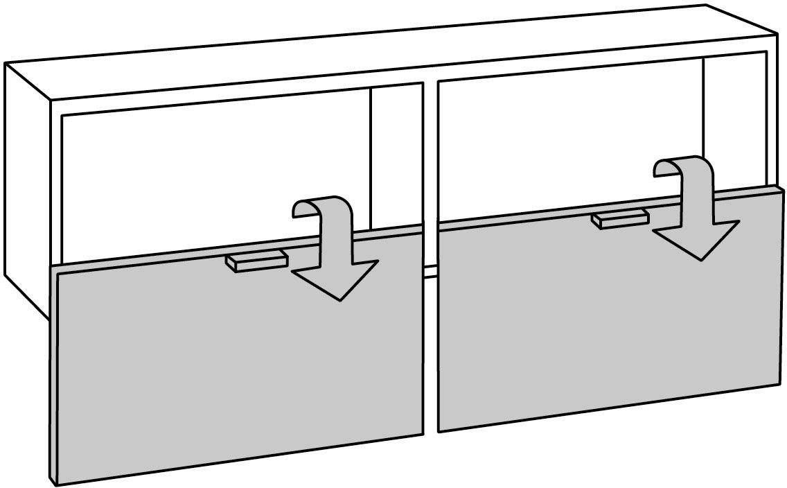 キャパシア_サイドフロートキャビネット_ダウンスライド扉(720)