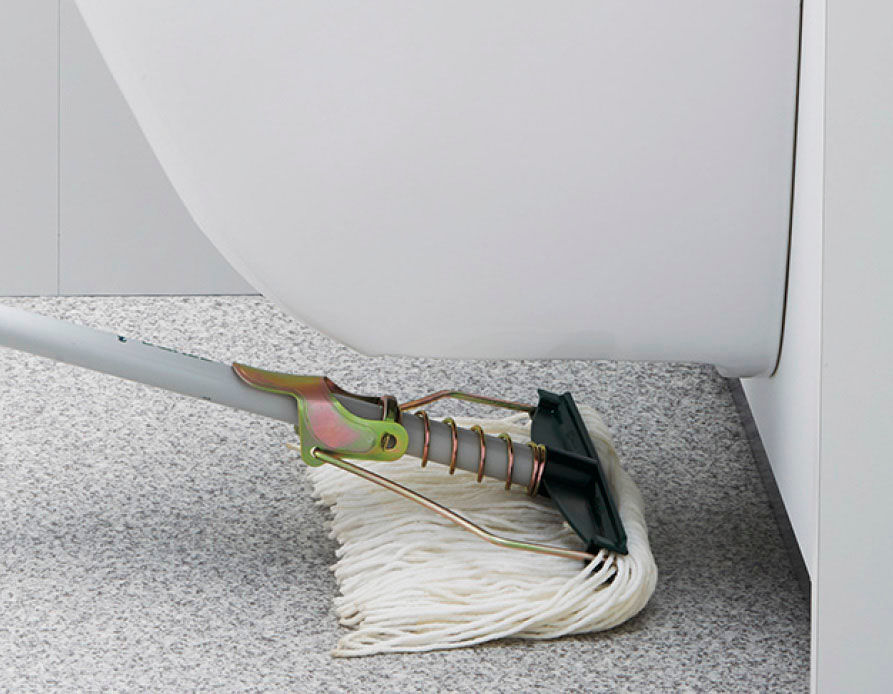 センサー一体形ストール小便器_お掃除しやすい形状