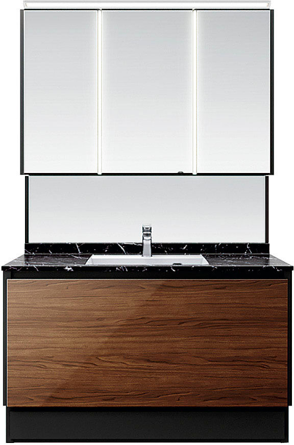 ルミシス_ボウル一体タイプ_デッキ水栓_間口サイズ(mm)750～1_850