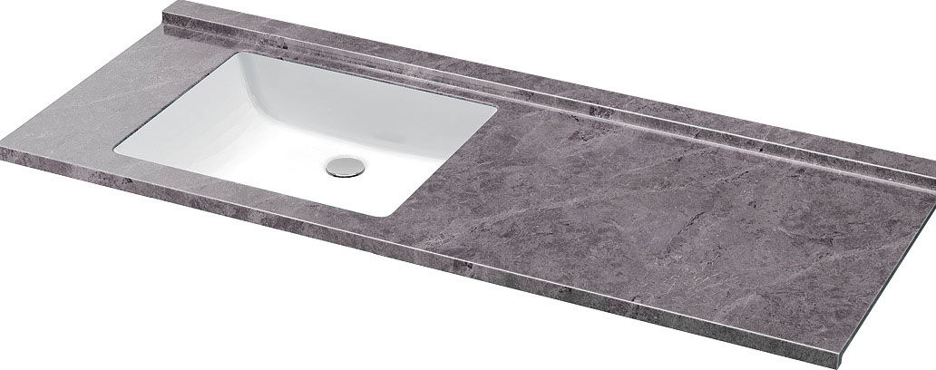 ルミシス_ボウル一体タイプ_キレイアップ水栓_洗面器_人造大理石(ポリエステル系樹脂)