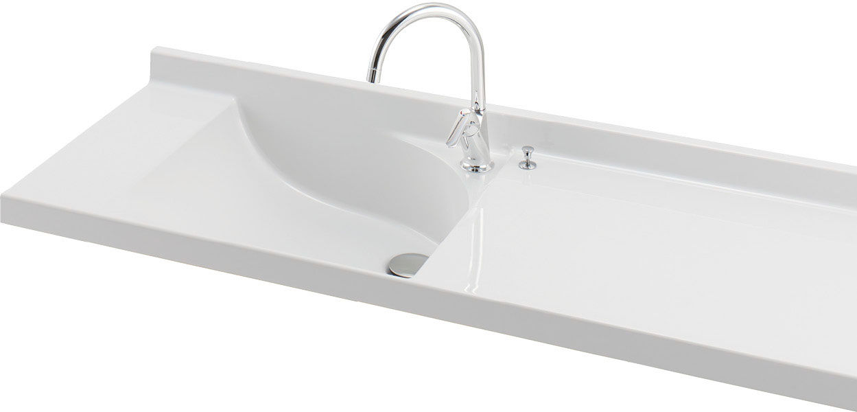 エスタ_ボウル一体タイプ_洗面器_人造大理石(ポリエステル系樹脂)