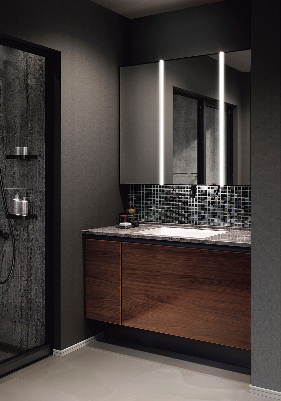 ルミシス_ボウル一体タイプ_有効寸法(壁間寸法)1_230mm_PLAN_No.AN076