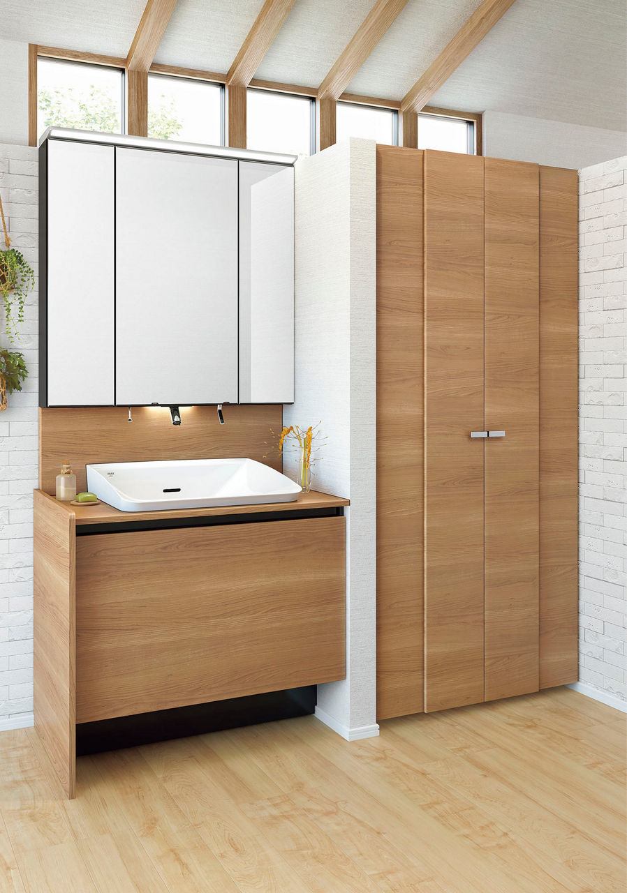 ルミシス_ハイバックベッセルタイプ_間口918mm(本体間口900mm)