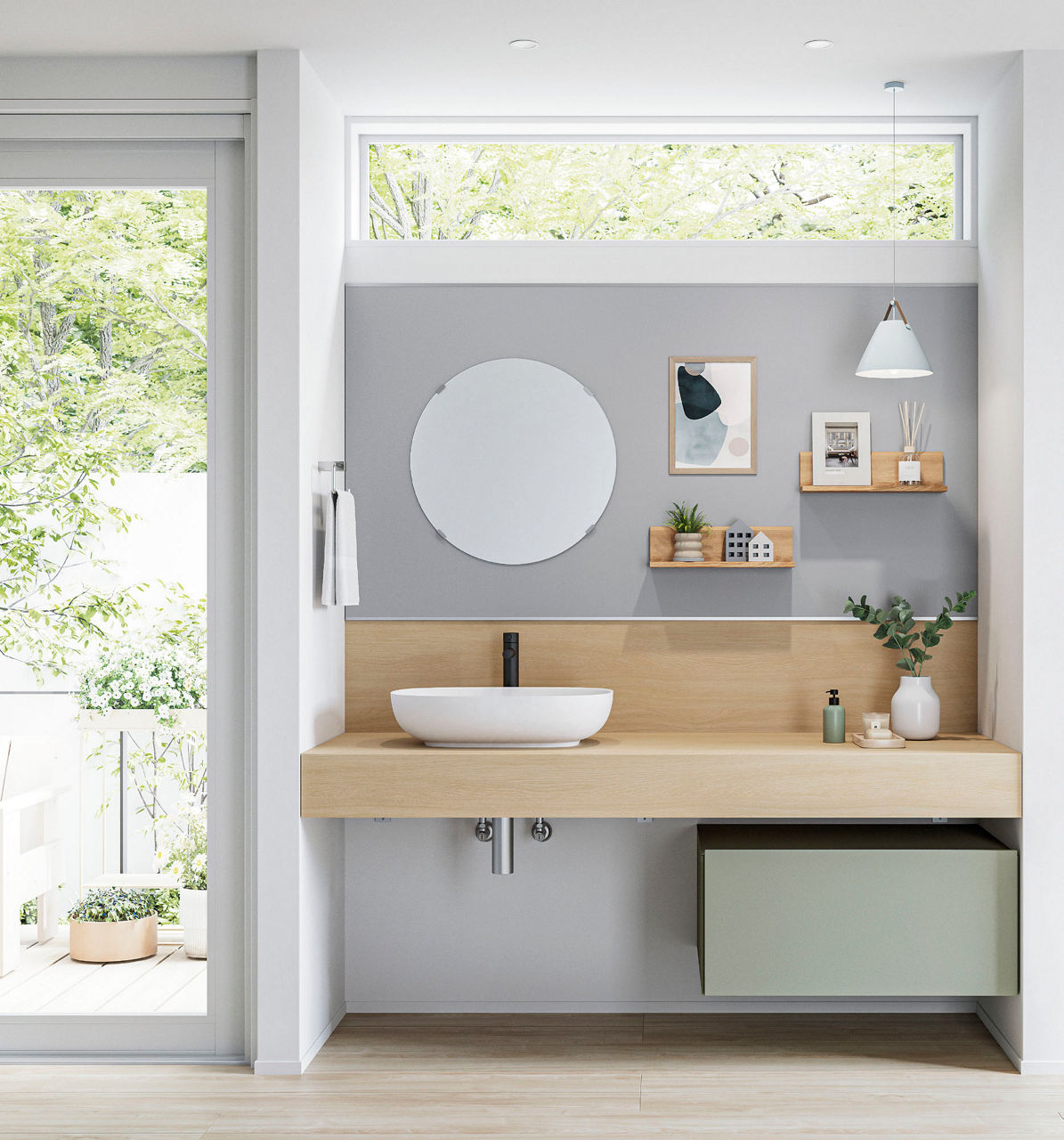 カスタム_バニティ_有効寸法(壁間寸法)1_690mm(本体間口1_680mm)_PLAN_No.EL140