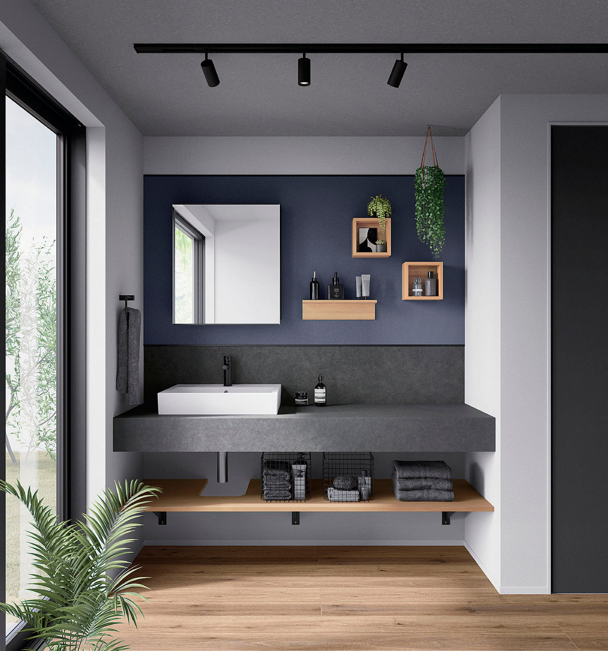 カスタム_バニティ_有効寸法(壁間寸法)1_690mm(本体間口1_680mm)_PLAN_No.EL144