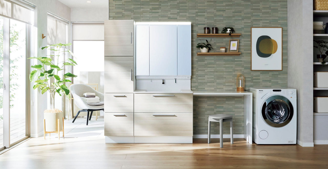 クレヴィ_奥行560タイプ_奥行ひろびろで収納たっぷり