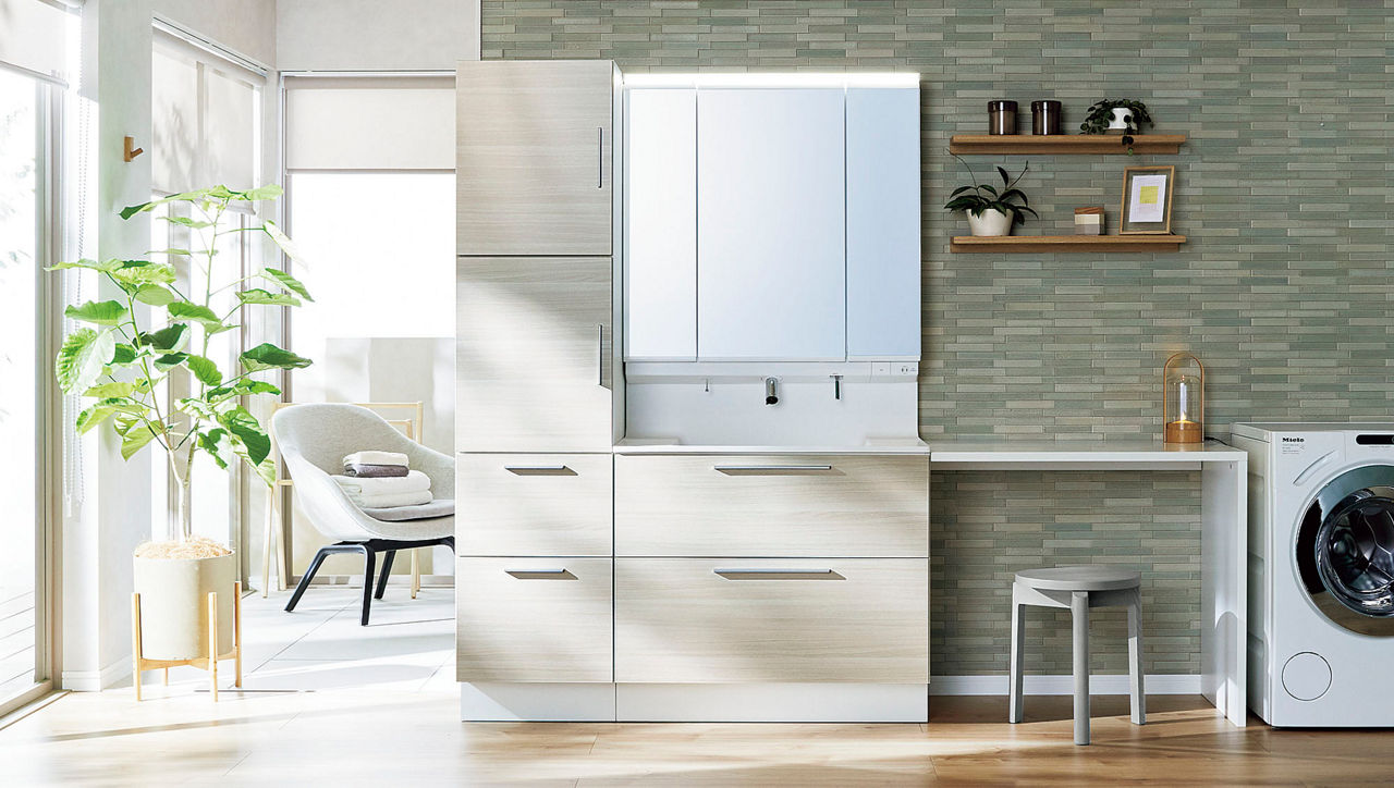 クレヴィ_奥行560タイプ_化粧台本体間口_750mm・900mm・1_000～1_800mm