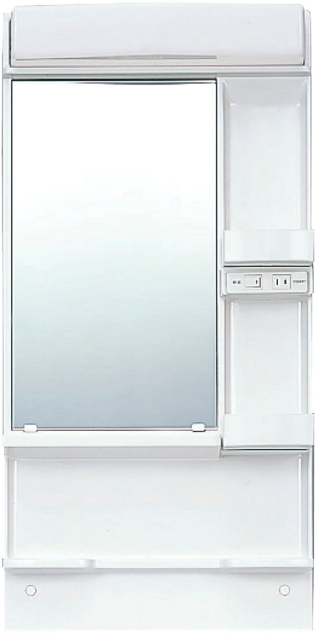 間口500mmタイプ_ミラーキャビネット_1面鏡_LED照明