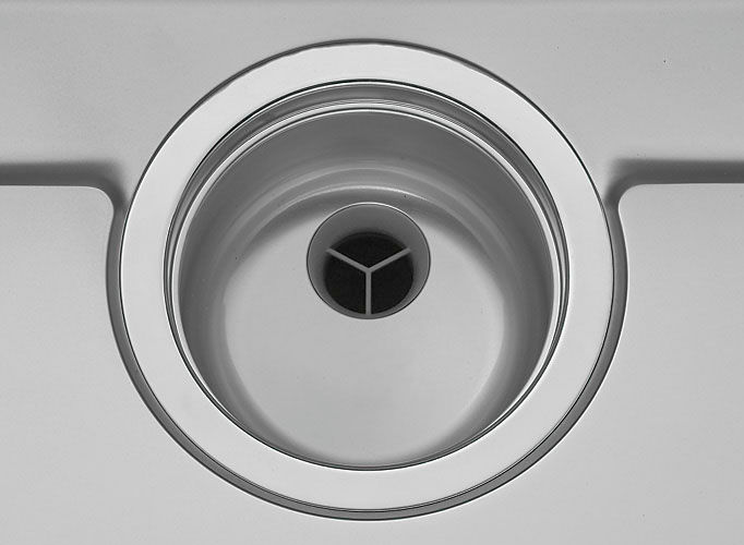 ステンレス_Wサポートシンク_ステンレス排水口