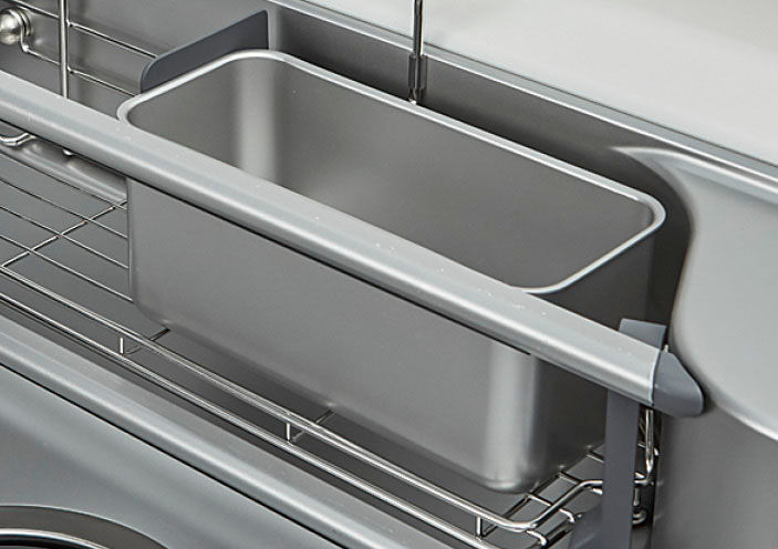 ステンレス_Wサポートシンク_ダストケース