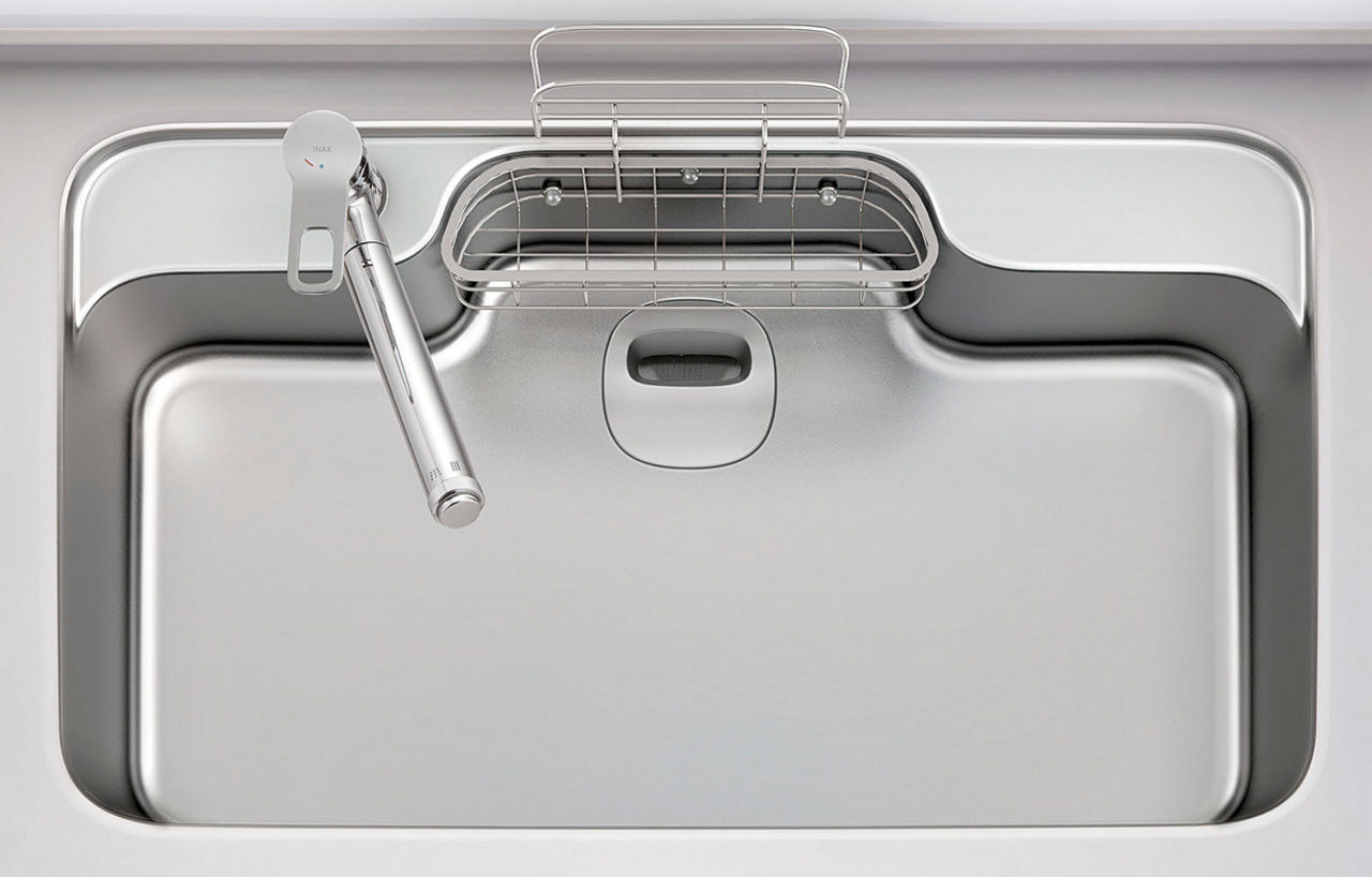 ステンレス_ひろびろラクリーンシンク
