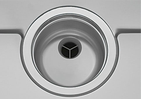 ステンレス_ラウンド68シンク_ステンレス排水口