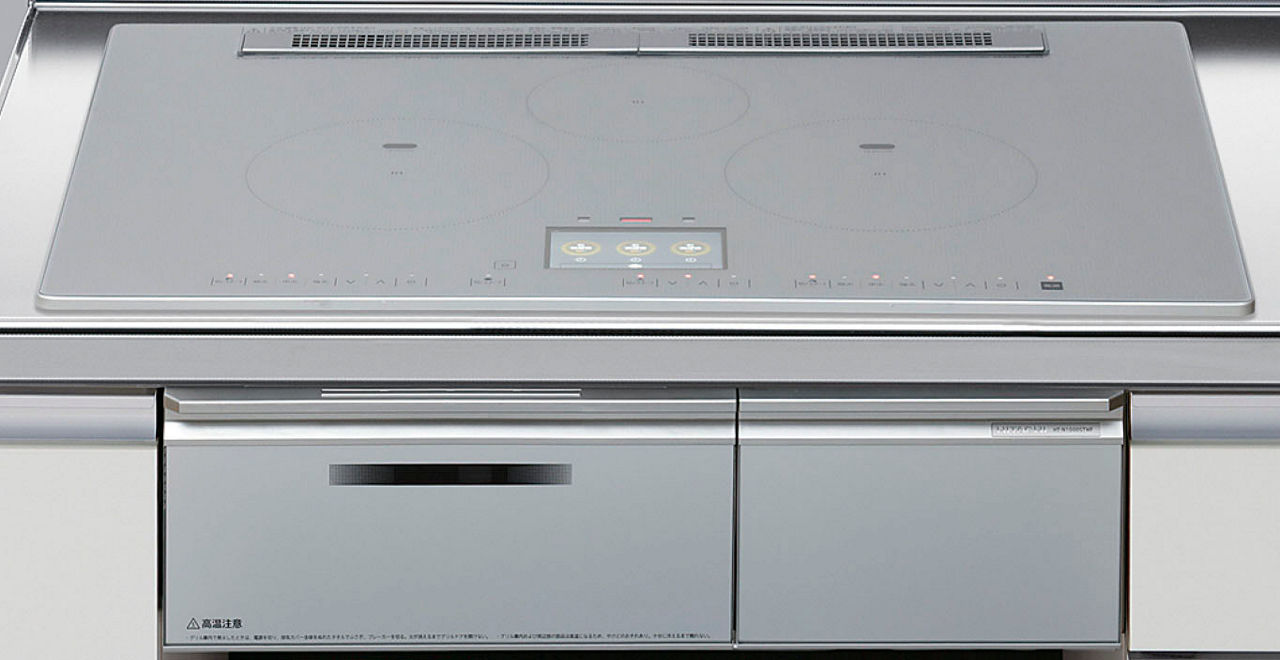 R55_3口フルIH・機能充実タイプ(無水両面焼グリル)