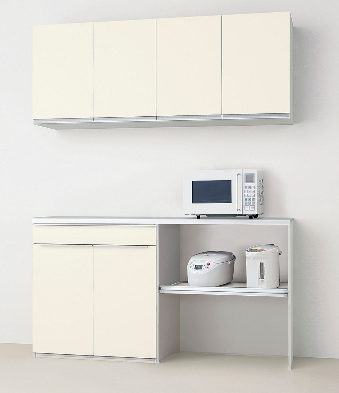 ハイカウンタープラン_家電収納(蒸気排出ユニットなし)下段オープンプラン_プランNo.S2005