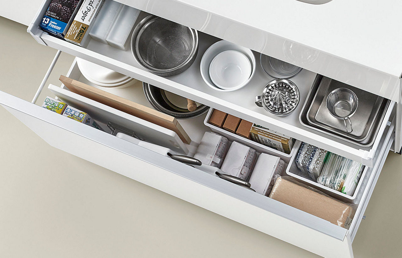 トレーボード内引出し付(シンク下)