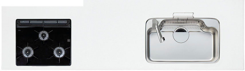 ワークトップ_対応キッチン_構造壁対応_奥行75cm