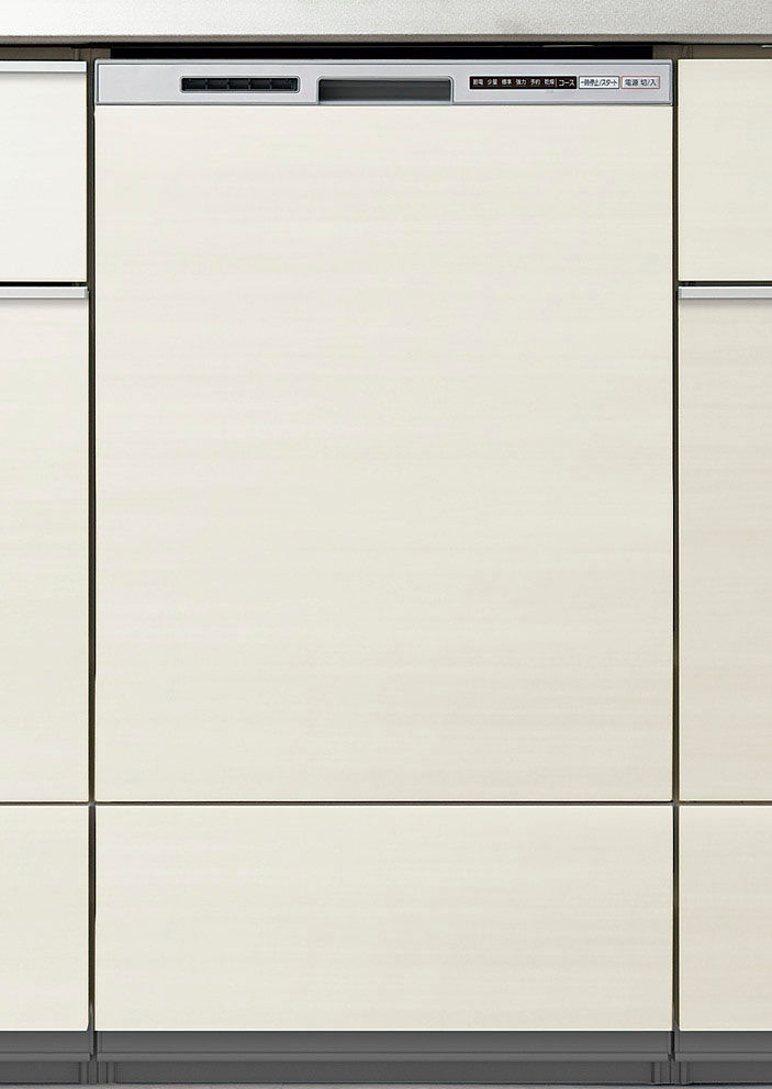 扉材仕様_浅型タイプ_スライドストッカー(下段引出し)_ロング扉材