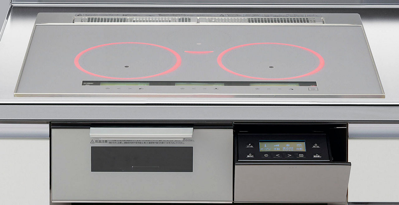 R74・R75_3口フルIH・機能充実タイプ(無水両面焼グリル)