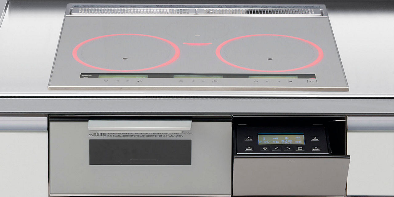 R75_3口フルIH・機能充実タイプ(無水両面焼グリル)