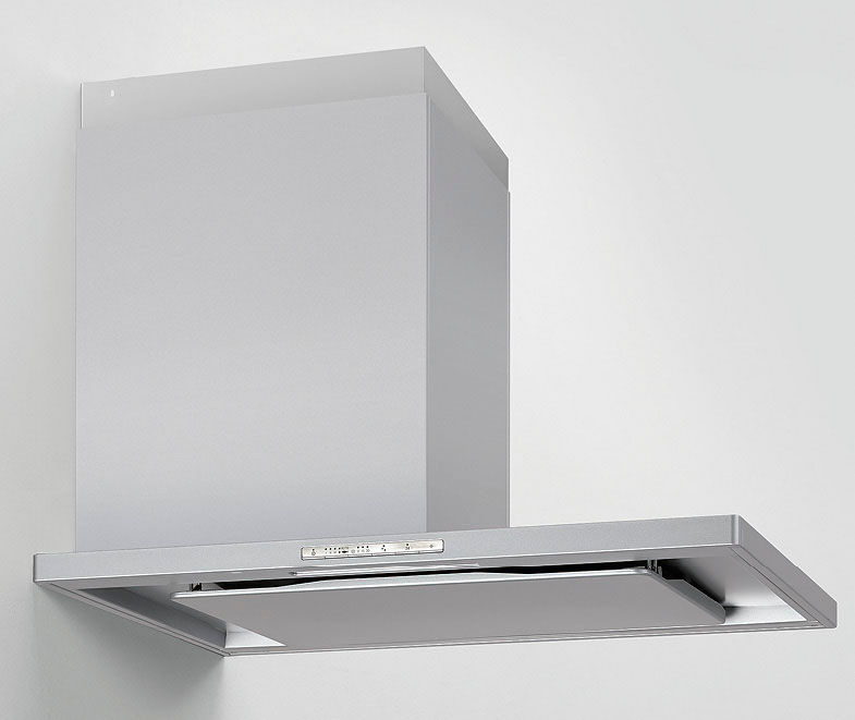 ｢CLSよごれんフード｣はセンターキッチンにも設置できます_横壁付型(ペニンシュラ用)_サイドマントル