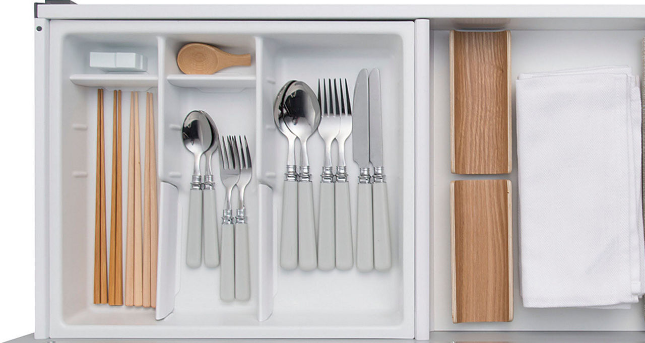 収納ユニットサポート_トレーソフトモーションレール用(引出し)