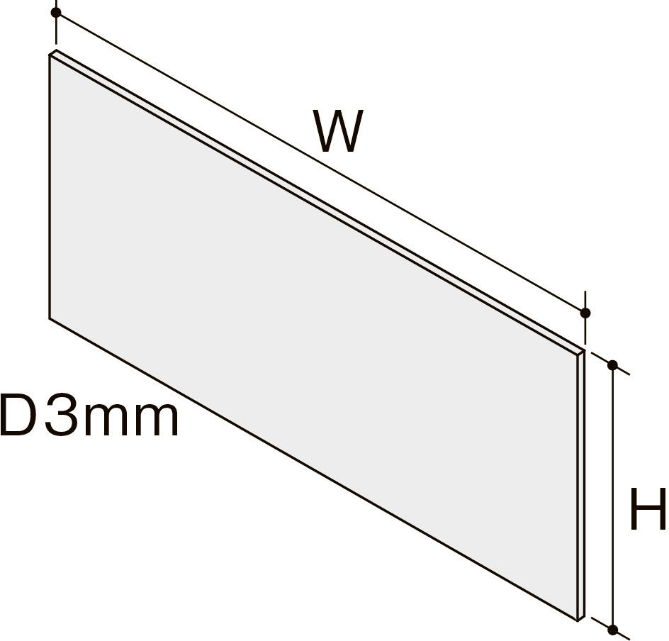 キッチンパネル_サンウォーレ_グループ1_メラミンシリーズ_フロントパネル_間口240cm