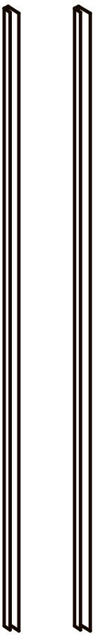 キッチンパネル_サンウォーレ_グループ2・グループ1_その他のシリーズ用_取付部材_サイド用(2本入り)