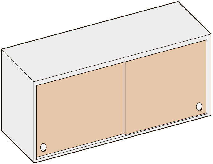 セクショナルキッチン_GK-BL型_引吊戸棚上部(不燃仕様)_間口120cm