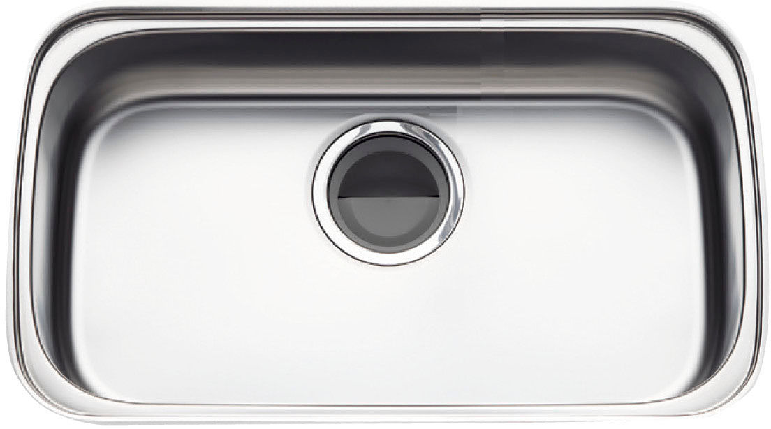 シンクとワークトップは耐食性・耐久性に優れたSUS304_家庭用キッチンに採用のフランジシンク