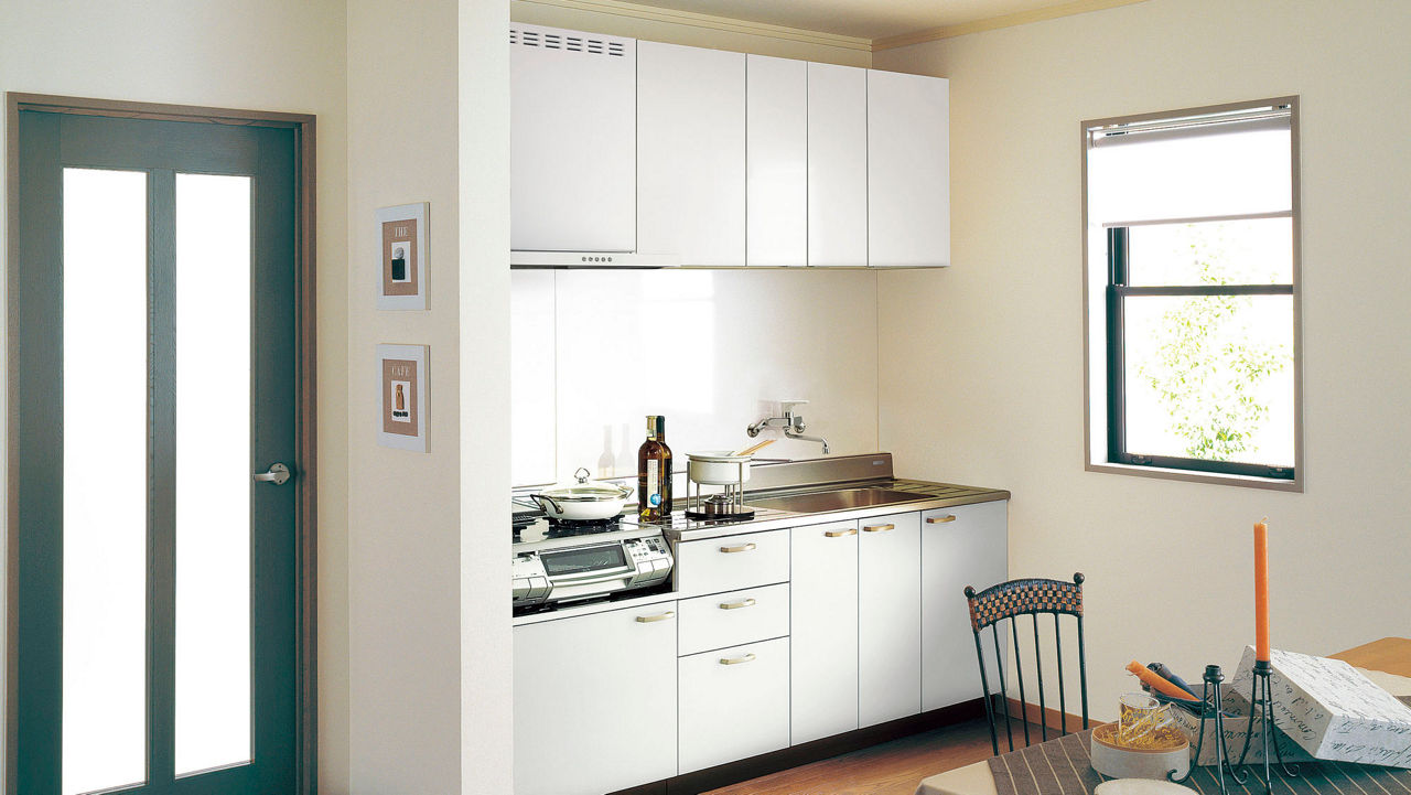 セクショナルキッチン_木製キャビネット_GS・GKシリーズ