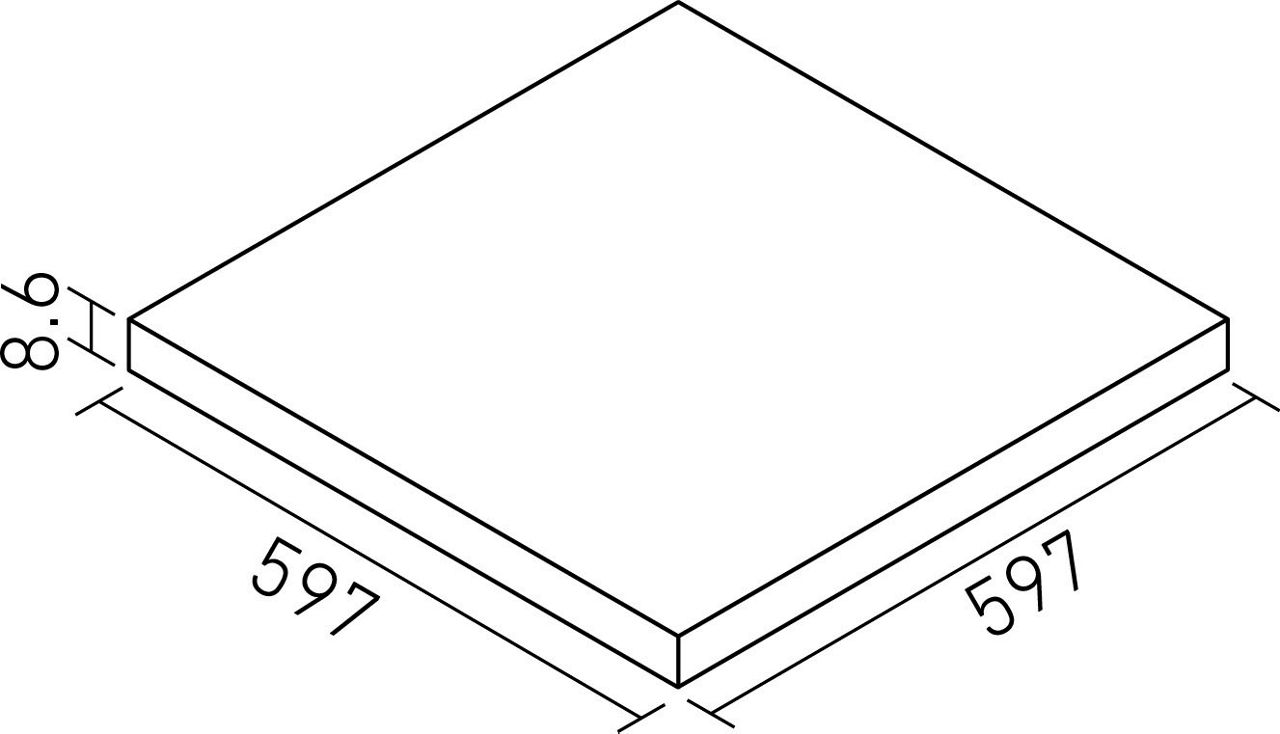 ブラジリアンスレート_600角平(8.6mm厚)_形状図