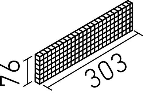 ジュエリーモザイク_10mm角ボーダーAネット張り(4.0mm厚)_形状図