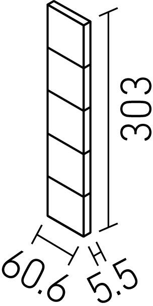 エコカラットプラス_パールマスクII_60角(納まり役物)ネット張り(5.5mm厚)_形状図