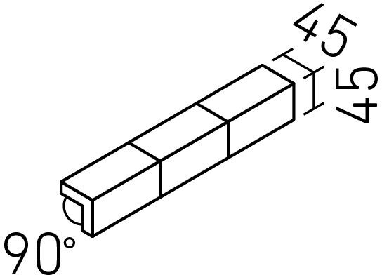 温故創新_ナローゲージ_90°屏風曲紙張り(7.5mm厚)_形状図