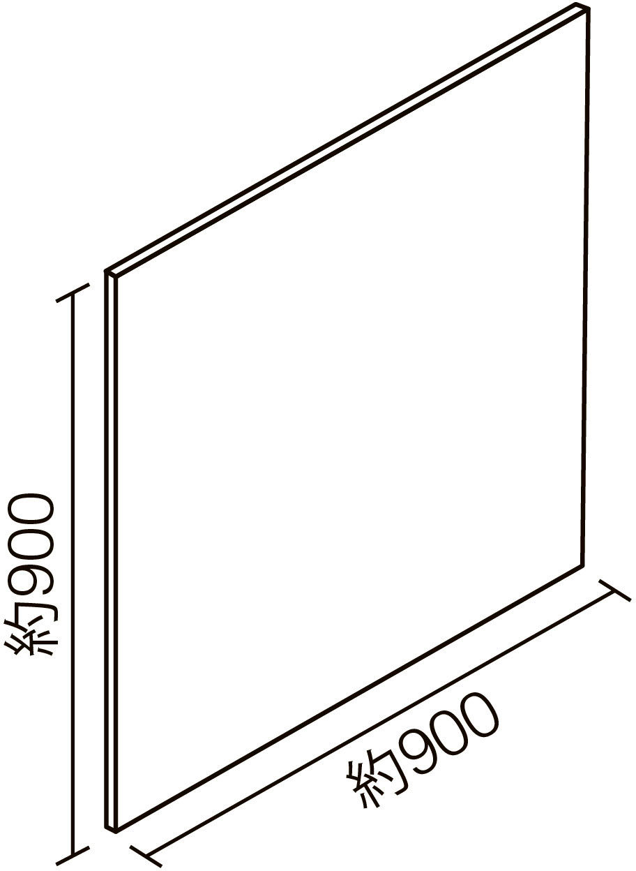 エコカラット_セルフ_9090セット_形状図
