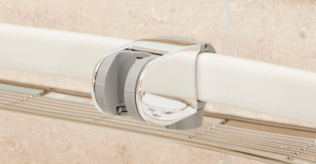 手元シャワーフック(角度調節式)