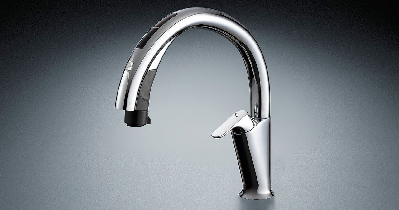 水栓金具(浄水機能付)_タッチレス水栓ナビッシュハンズフリータイプ