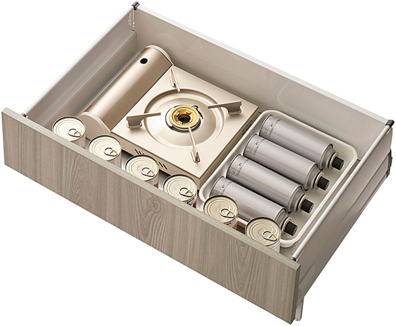 下段引出し_加熱調理のエリア