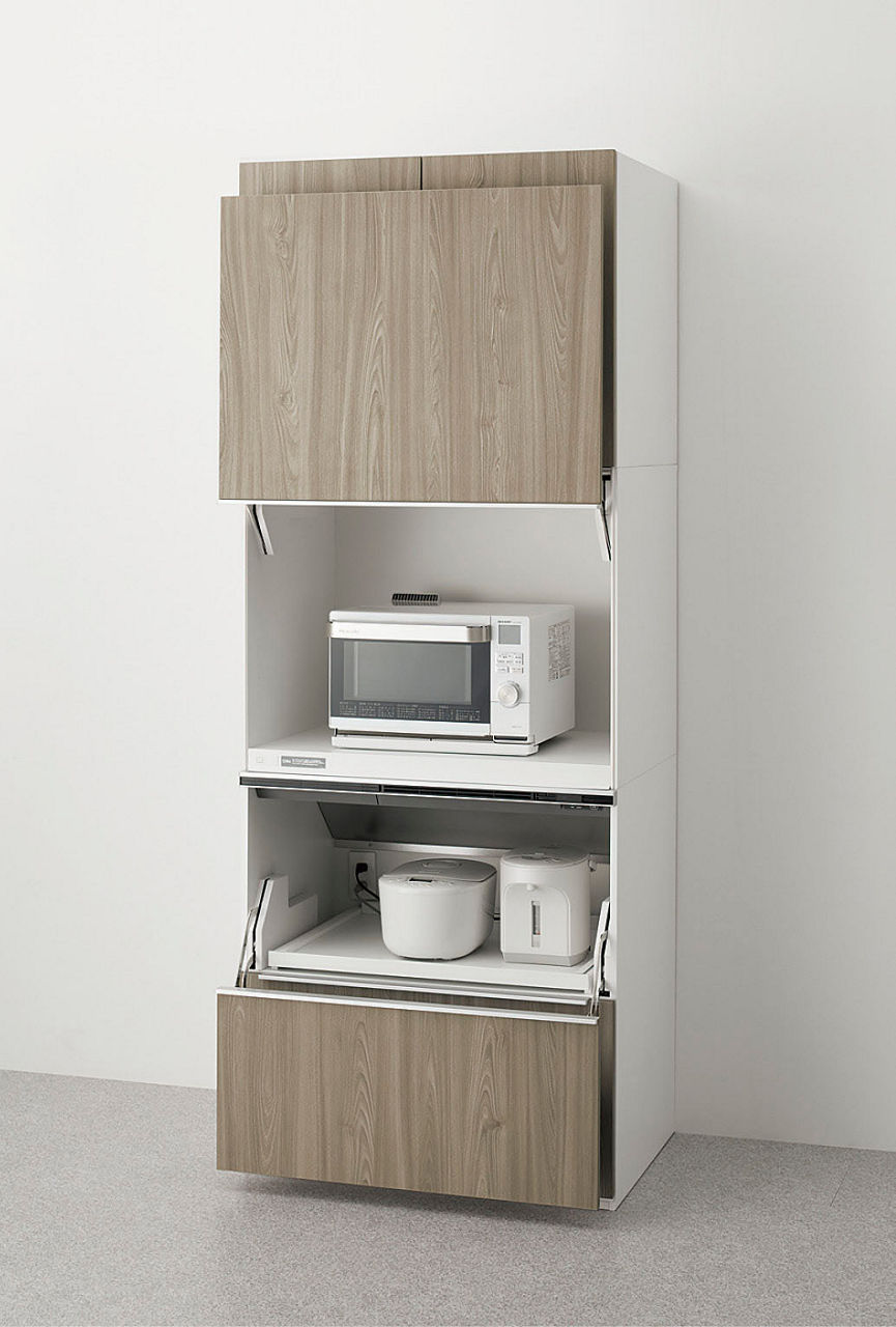 キッチンクローゼット_家電タワー