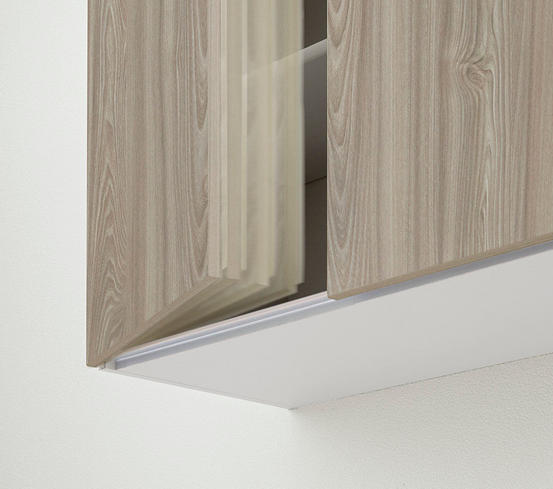 スライドストッカープラン(奥行45cm系)_ソフトクローズ機構