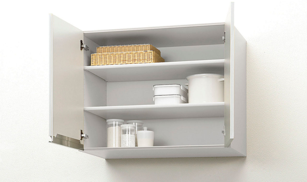 ウォールキャビネット_開き扉(取手付)高さ70cm