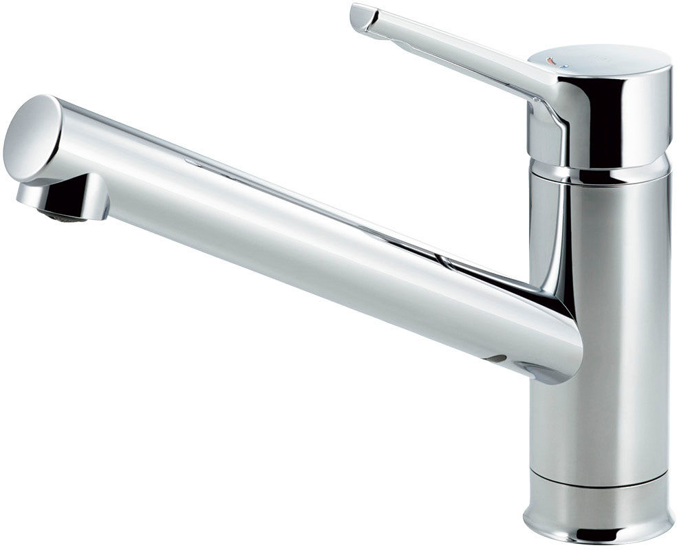 キッチン用水栓金具_ワンホールタイプ_シングルレバー_取替アダプター付