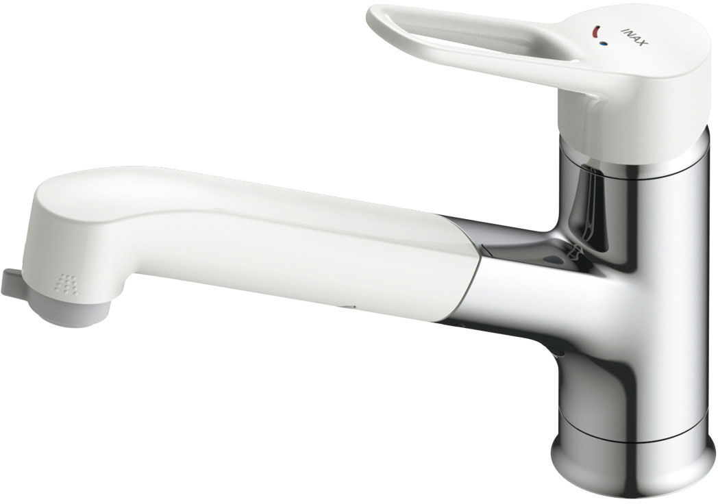 LIXIL SF-800SU シングルレバー混合水栓 SF-800SU｜LIXIL洗面用蛇口[台][ホース引出式シングルレバー洗髪