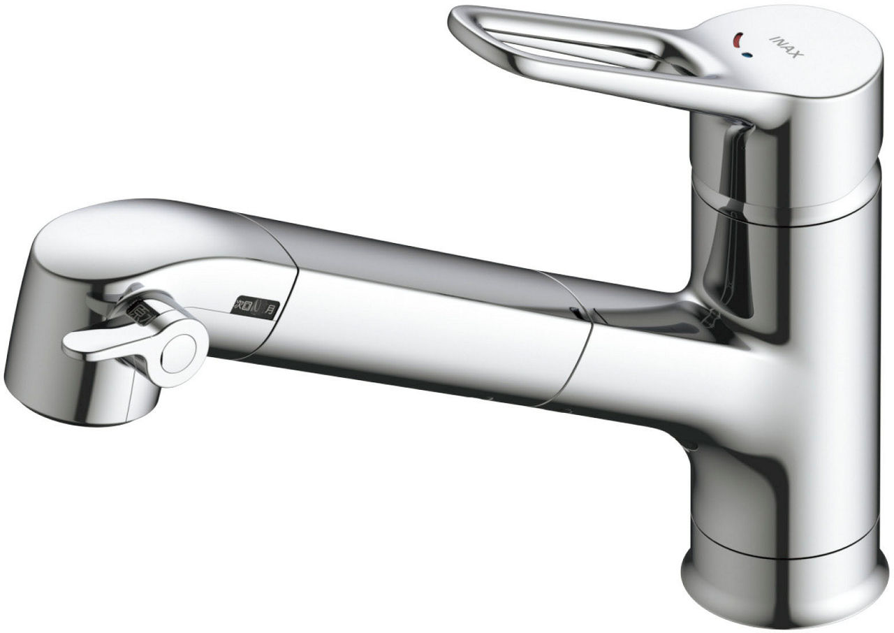 ハンドシャワー付浄水器内蔵シングルレバー混合水栓