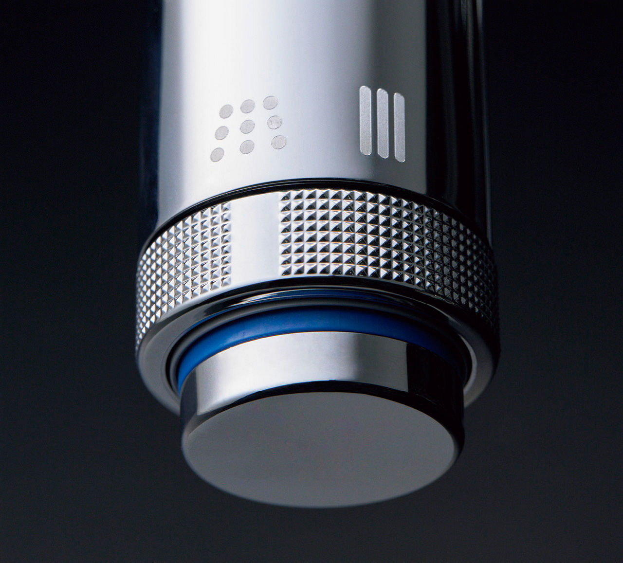 操作性がアップ_浄水は青色の帯でお知らせ